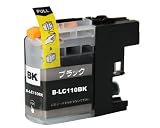 LC110BK互換インク ブラザー用 DCP-J152N DCP-J137N DCP-J132N 対応 (ブラック)