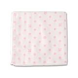 ガーゼハンカチ ベビー 綿100％ 2重ガーゼハンカチ 約 35×35cm 5枚組 (可愛い ドット ピンク) ココベビー