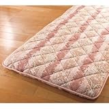 固めと柔らかめ両方対応敷布団 【2： ダブルサイズ】 固わた2枚入り 日本製 ローズ 生活用品 [並行輸入品]