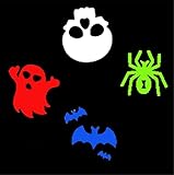 LUCKY CLOVER-A スノーフレークプロジェクターランプLEDステージ効果防水ランプハートスノースパイダー蝶バットフェスティバルパーティー風景ランプ庭ライトデコレーション