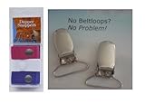 Dapper Snappers Baby & Toddler Belt (Girls 3 Pack with Clips) by Dapper Snappers by Dapper Snappers 