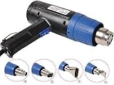 New Heat Gun Hot Air Gun Dual Temperature+4 Nozzles Power Tool 1500 W Heater Gun [並行輸入品]