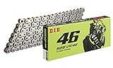 D.I.D(大同工業)バイク用チェーン カシメジョイント付属 525VR46-120ZB S&G(シルバー&ゴールド) X-リング
