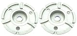 プロ仕様 ダイヤモンド研磨ホイール 乾式 ダブルカップ 外径100mm 穴径20mm(15mmリング付き) 実績豊富！ (2)