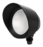 RAB Lighting BULLET12B LED Floodlight, 12W, 120V, 5000K, Black by RAB Lighting