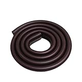 [Jiyaru] 2本セットコーナークッション ベビーガード 超弾力 2mコーナーパッド厚手 赤ちゃん けが防止 両面テープ付き ブラウン