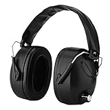 VBESTLIFE 防音イヤーマフ 聴覚保護 軽量 超弾力性ヘッドバンド 遮音値26dB 折りたたみ可能なヘッドバンド 機械加工/家庭用/空港用