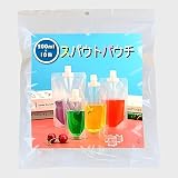 EXLEAD スパウトパウチ 透明 200ml 10個 セット 【100ml 150ml 200ml 250ml 300ml 380ml 500ml 選択可】 ドリンク パウチ パック スパウト 大口 保存 容器 飲料 容器 ジュースパック ふた付 ゼリー 空容器 ジュース 自立 スパウトパウチスタンド 袋 テイクアウト