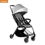 babysing（ベビーシンー）ハイシートベビーカー/軽量/折畳み式/飛行機に乗ることができる (グレー)
