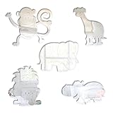 Mungai Mirrors 15cm Jungle Animals Set Acrylic Mirrors