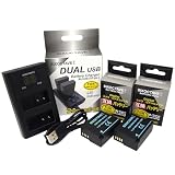 SIXOCTAVE DMW-BLC12 シグマ BP-51 互換バッテリー 2個 & デュアル USB 充電器チャージャー DMW-BTC6 3点セット パナソニック 用 DMC-G6/DMC-G7/DMC-G5/DMC-G8/DC-G99/DMC-FZ200/DMC-FZ300/DMC-FZH1/DC-FZ1000M2/DC-FZ1000 II/DMC-FZ1000/DMC-GX8/シグマ fp