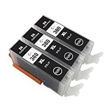 BCI-380XL キヤノン用 互換 インクカートリッジ ブラック BCI-380XLBK×3 大容量 残量表示 個包装 対応機種：PIXUS TR8630a TR703a TR8630 他【YUBOYA】