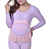 Zhhlinyuan 良好な Maternity Support Belt Waist Back Abdomen Belly Band Soft Seamless Comfortable for Pr