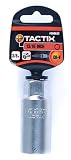 Tactix 360632 Spark Plug Socket with 3/8-Inch Drive, 13/16-Inch, Black/Orange by Tactix