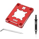Thermalright AM5 SECURE FRAME RED CPUホルダー、補正曲げ防止固定フレーム、AM5フルフィット固定式ノーマーキングマウンター、AM5曲げ防止コンタクトフレーム、AM5セキュアフレーム、CPUクーラー標準装備