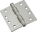 Stanleyハードウェアrpf179 4 " x 4 "標準重量の蝶番クローム