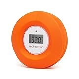 Mothermed 浮型湯温計 防水タイマー デジタル温度計 便利な適温表示 かわいい型 お風呂の温度をチェック 水にプカプカ浮かぶ お風呂用 ベビー用品 赤ちゃんとペットの沐浴に最適