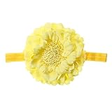 Domybest　ベビー ヘアバンド フラワー　柔らかい　キッズ 子供 カチューシャ 髪飾り ヘアアクセサリー　女の子 新生児 赤ちゃん 出産祝い 内祝い お宮参り 誕生日 100日記念 こどもの日 