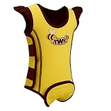 Baby Boys & Girls Wetsuit | Baby Warma Neoprene Wetsuit Wrap Yellow Bumblebee... by TWF