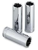 SK Hand Tool 48010 12 Point 1/2-Inch Drive Deep Socket, 10mm, Chrome [並行輸入品]