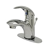 Ultra UF34120 Single Handle Chrome Lavatory Faucet with Pop-Up Drain [並行輸入品]