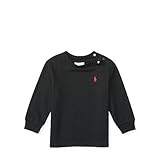 ポロラルフローレン ポニー付 ベーシック長袖Tシャツ ブラック (男の子12～24か月用) 24M [並行輸入品]