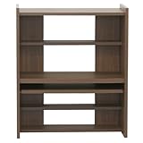 arne パソコンデスク ロータイプ PCデスク P-003 75 ブラウン