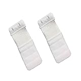 Lautechco ブラジャー延長ホック ブラバック　レディース　拡張　下着　バックル　 （2段3列） 10枚組 (白)