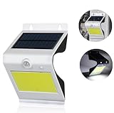 センサーライト ソーラーライト COB LED 屋外自動点灯 シングルモード ボタン付き 外灯 太陽光発電 玄関 庭 駐車場 屋外照明【LORIA・JP品】