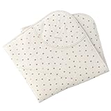 赤ちゃんの城 アフガン 水玉クローバー 83×83cm アイボリー