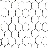 ステンレス亀甲金網 #23 線径0.5mm 目開き26mm 幅910mm 長さ30m