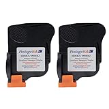 PostageInk.com ISINK2 / IMINK2 / Sure.Jet # 4145144H 非OEMインクカートリッジ IS280およびIM280マシン用 2個パック