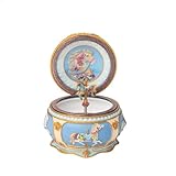 Hidrrdc音楽ボックス メリーゴーランド オルゴール 彫刻が施されたカラフルなホームデコレーション ハロウィン クリスマス 記念日 誕生日用 恋人へのギフト 10曲の音楽です (4- ちいさな 小さな ほし 星 です)