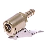 EFORCAR(TM) 2個入り6ミリメートル（1/4 "）タイヤバルブ　エアチャックコネクタカー　オープンフローインフレータクリップ