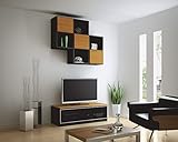 大建工業 収納 MiSEL LIVING PLAN1  開口1200mm FLK-HS001HC1 チェリー柄/ブラック 幅1200×奥行470（320）×高さ2295mm スタイリッシュ ファニチャ