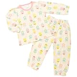 ガールズ|キッズパジャマ[enfant pur]女の子|女児|子供用マトリョーシカ柄|パジャマ上下セット 130cm ピンク