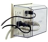 LectraLock - Baby Safety Electrical Outlet Cover - Double - GFCI Style - Deep Cover by LectraLock