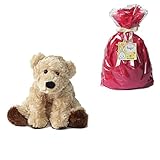 メモリアルギフト アニマル くま ミンクプラッシュ ぬいぐるみ ベージュ（茶クマ） 通常子供ラッピング