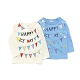 La Chiave(ラ キエーベ) 長袖Ｔシャツ (80～130cm) キムラタンの子供服 (80511-171a) ブルー 80