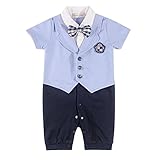 Linyuan 良質 Baby Boys Formal Wear Suit Kids Toddler Gentleman Jumpsuit Clothes カバーオール LT09