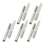 uxcell ルータービット　エンドミル　カッターツール　6×6mm 4フルートHSS　10個入り
