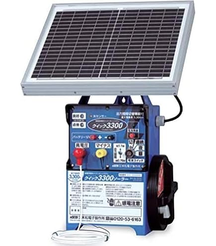Amazon | 末松電子 電気牧柵機 ゲッターエース3ソーラー ACE12-3S No