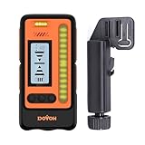DOVOH レーザー墨出し器専用受光器、グリーンレーザー対応レーザーレシーバー ホルダー付き レーザー受信機 気泡管 大音量スピーカー 50m作業距離 197ft 10KHz周波数 DR1