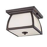 Feiss OL8513ORB-LED 1-Light Outdoor Flush Mount Light Fixture by Feiss