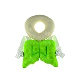 CS-B 赤ちゃん 痛いの痛いのとんでけー 防止 クロス バックストラップ メッシュ エンジェル リング パッド (グリーン)