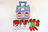 布おもちゃ 布のプレイハウス My Bunny House バニーズファミリー 知育