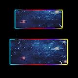 ゲーミングマウスパッド 大型 デスクマット 光学式 防水 ズレない 大型 キーボードパッド マウスパッド キーボードパッド ゲーマー向け おしゃれ LED 発光 撥水加工 マウスパッド 3サイズオプション (90*40cm, 地図)