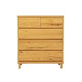 大川家具 東馬 チェスト オクタ 80cm幅 引き出し4段 [日本製]