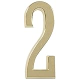 Hillman Distinctions 4 "真鍮アドレスPlaque数 – 2