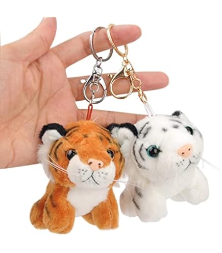 Amazon.co.jp: 2個セット 虎 キーホルダー ペア お揃い トラ 虎 寅年